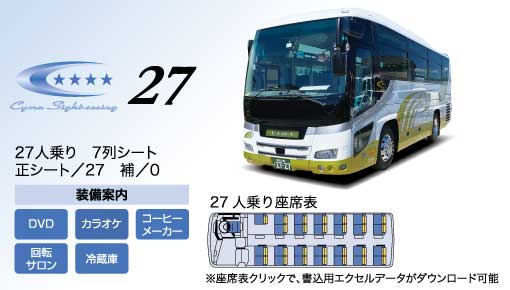 25人乗り小型バス